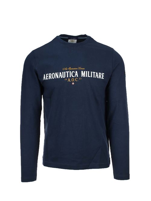 T-shirt manica lungacon scritta Aeronautica Militare | TShirt | TS2187J53808358